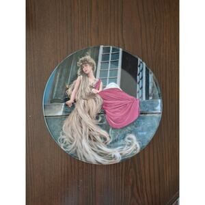 Konigszelt Bavaria "Rapunzel" decorative plate.